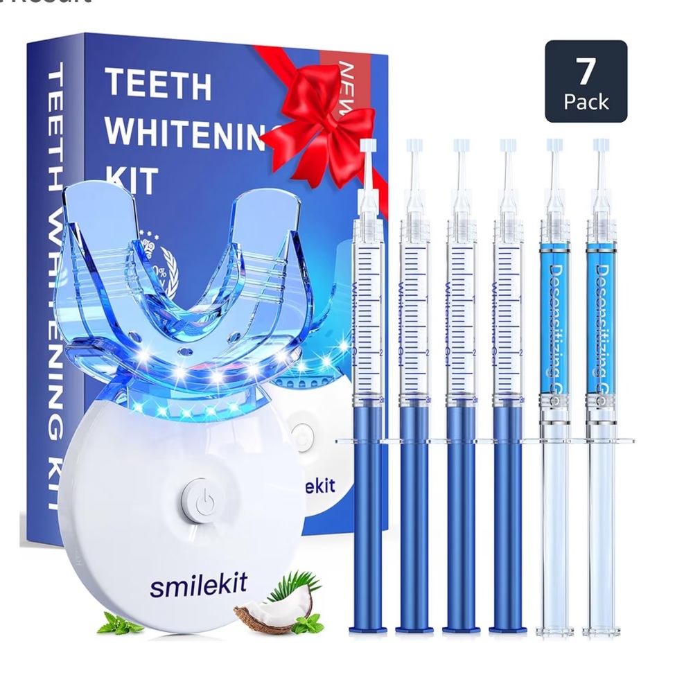 Teeth Whitening Kit with LED Light